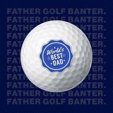 World's Best Dad Golf Balls