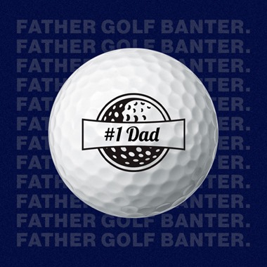 #1 Dad Classic Golf Balls