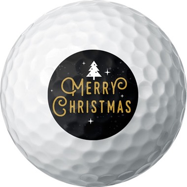 Simple Merry Christmas - Golf Ball