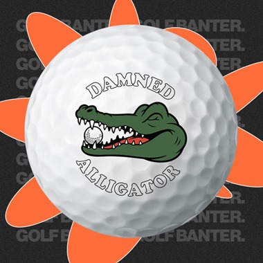 Damned Alligator - Golf Balls