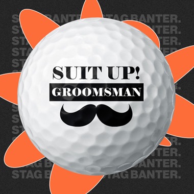 Suit Up! Groomsman - Golf Balls