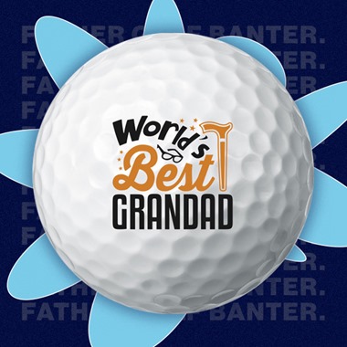 World's Best Grandad Golf Balls