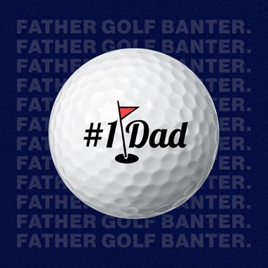 #1 Dad Flag Golf Balls