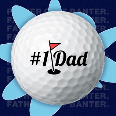 #1 Dad Flag Golf Balls