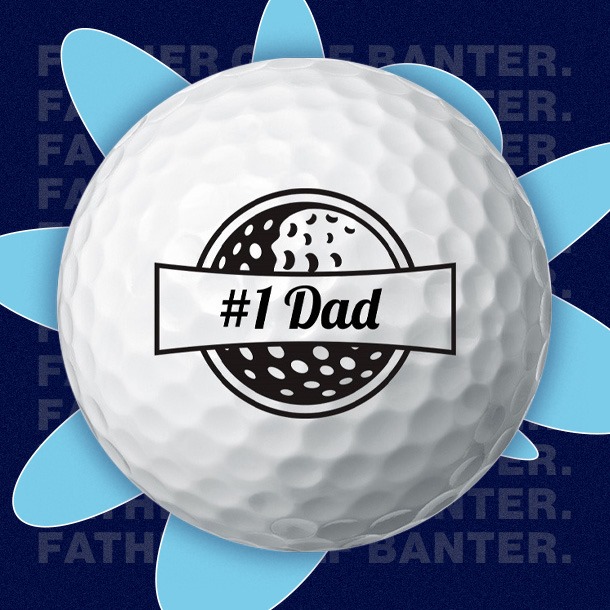number one dad golf balls