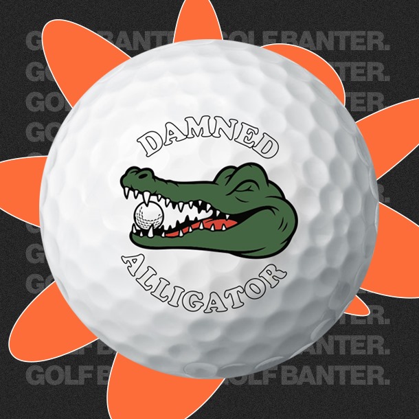Damned Alligator - Golf Balls
