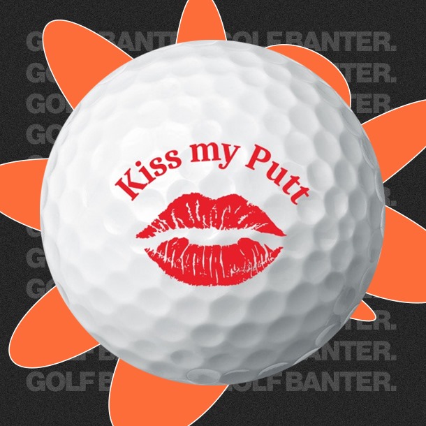 'Kiss My Putt' Funny - Golf Balls