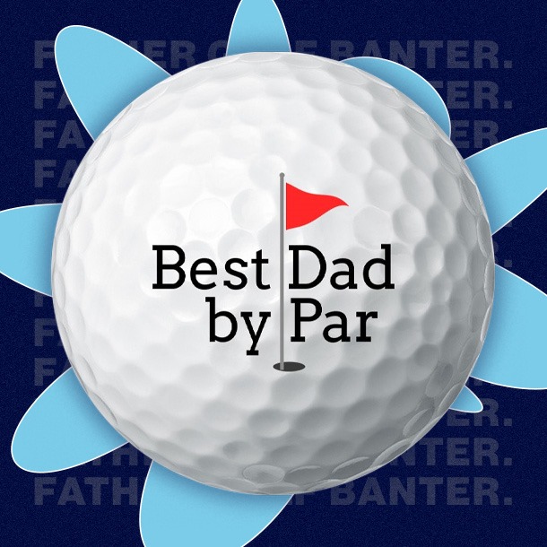best dad by par golf ball bag