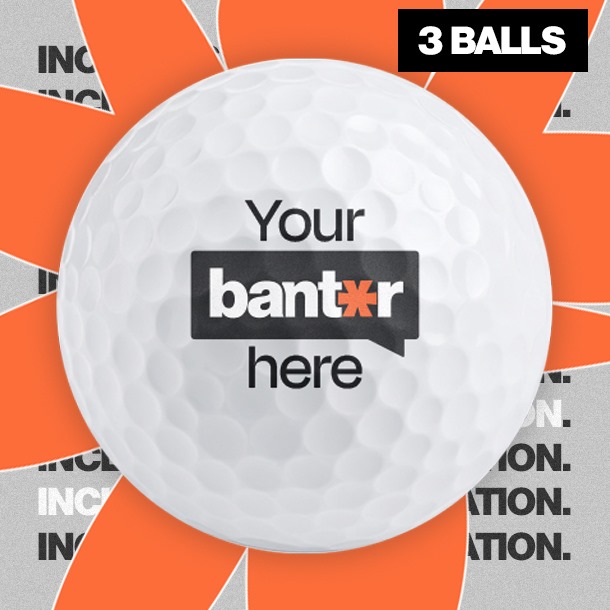 Personalised Golf Balls -  Custom Banter