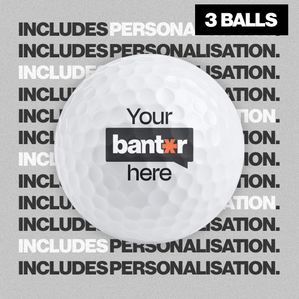 Personalised Golf Balls -  Custom Banter